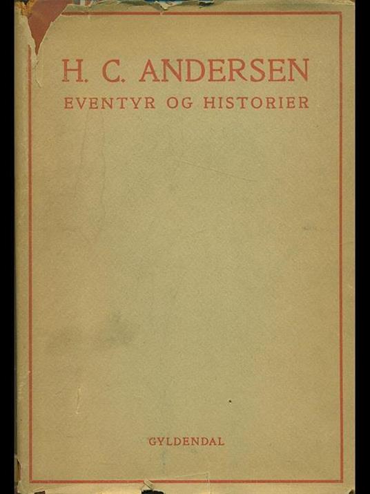 Eventyr og Historier - H. Christian Andersen - copertina