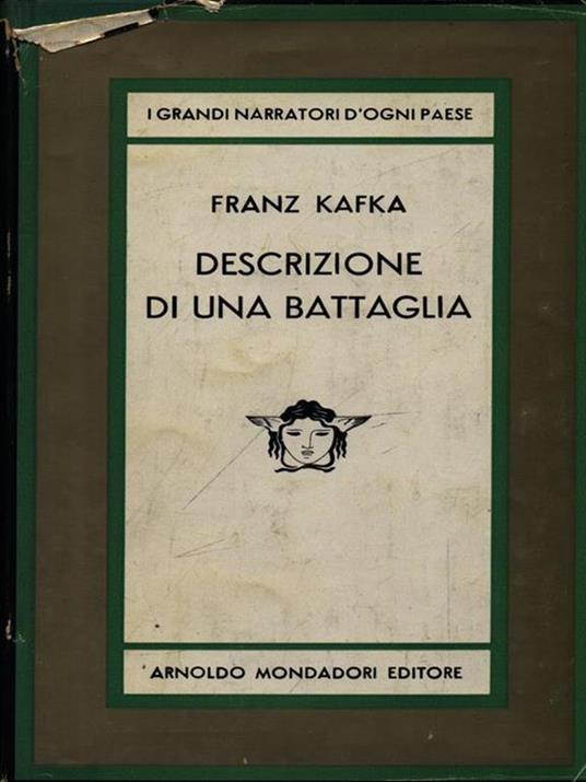Descrizione di una battaglia - Franz Kafka - copertina