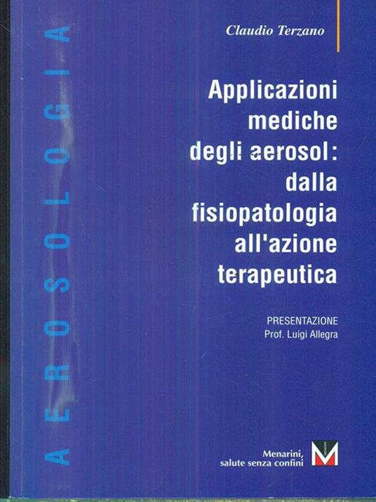 Aerosologia. Applicazioni mediche degli aerosol: dalla fisiopatologia all'azione terapeutica - copertina