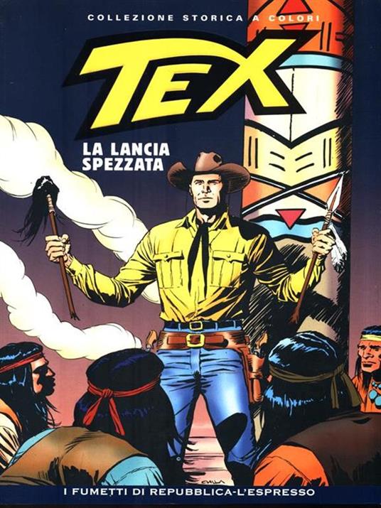 Tex 40 La lancia spezzata - Gianluigi Bonelli - copertina