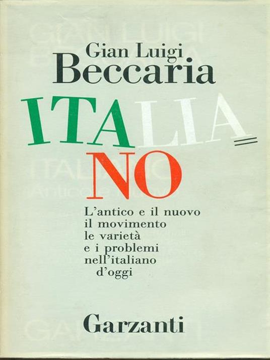 Italiano - Gian Luigi Beccaria - 4