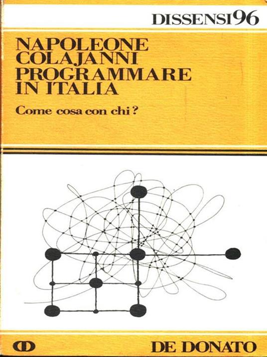 Programmare in Italia - Napoleone Colajanni - copertina