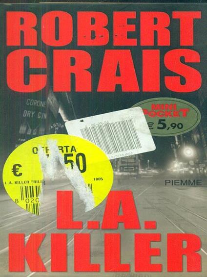 L.A. killer - Robert Crais - copertina