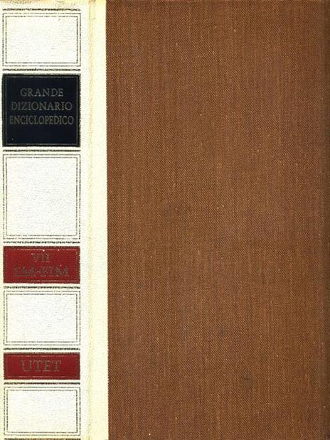 Grande Dizionario Enciclopedico VII EM-FIM - Pietro Fedele - copertina