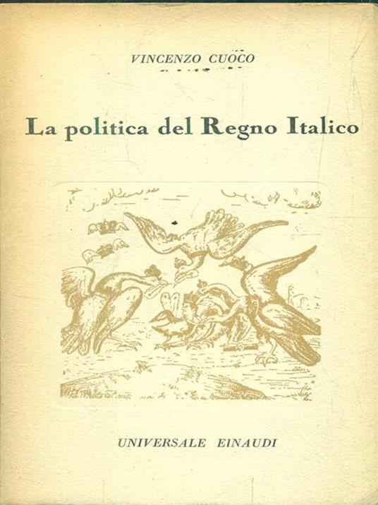 La politica del regno italico - Vincenzo Cuoco - copertina