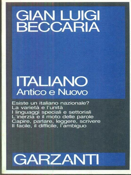 Italiano - Gian Luigi Beccaria - 2