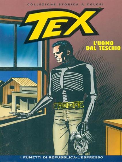 Tex 21 L'uomo dal teschio - Gianluca Bonelli - copertina