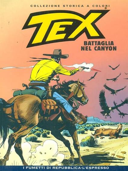 Tex 58 Battaglia nel canyon - Gianluca Bonelli - copertina