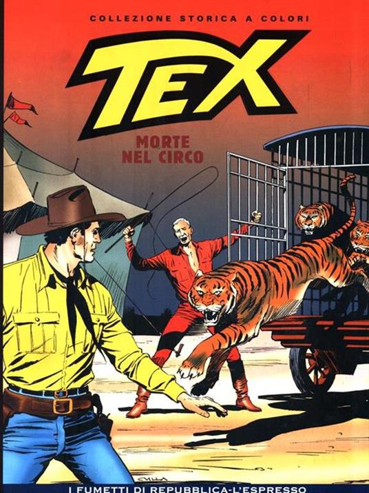Tex 32 Morte nel circo - Gianluigi Bonelli - copertina