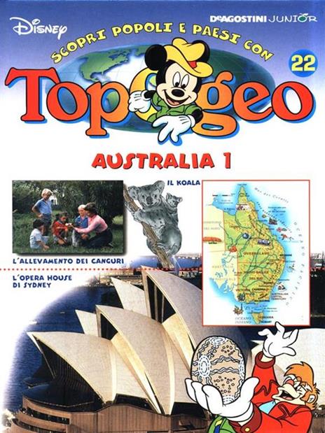 Topogeo 22. Australia 1 - copertina