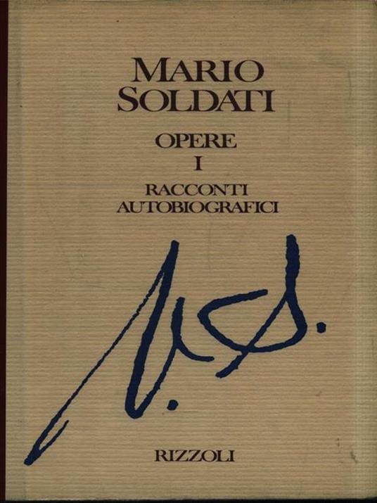 Opere - Mario Soldati - copertina