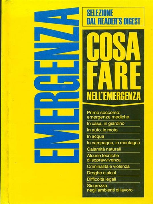 Cosa fare nell'emergenza - 2