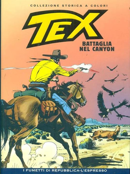 Tex 58 Battaglia nel canyon - Gianluigi Bonelli - copertina