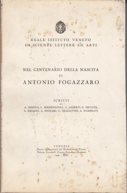 Nel centenario della nascita di Antonio Fogazzaro - 2