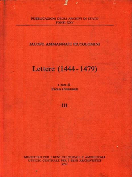 Lettere (1444-1479) - Iacopo Ammannati Piccolomini - 4