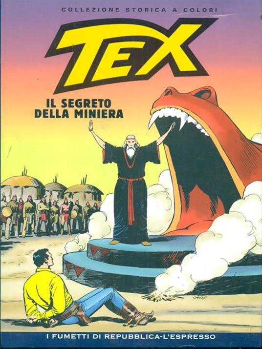 Tex 16 Il segreto della miniera - Gianluigi Bonelli - copertina