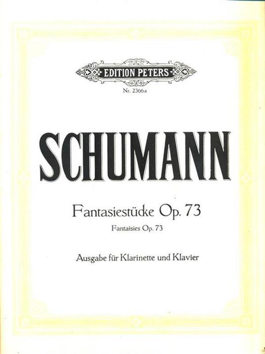 Fantasiestucke Op. 73 Fantaisies Op. 73 - Robert Schumann - 4