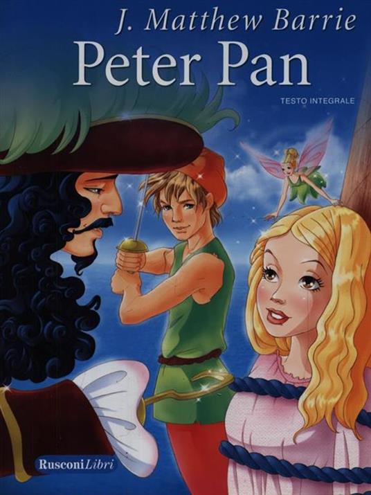 Peter Pan - James Matthew Barrie - copertina