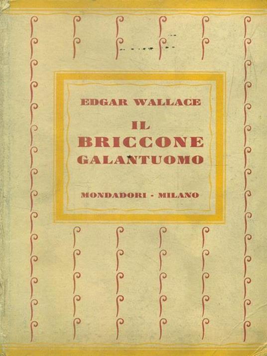 Il briccone galantuomo - Edgar Wallace - copertina