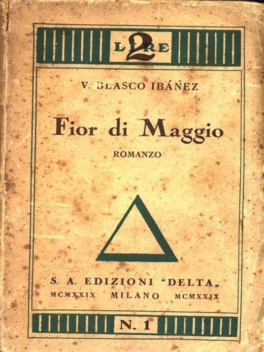 Fior di Maggio - V. Blasco Ibanez - copertina