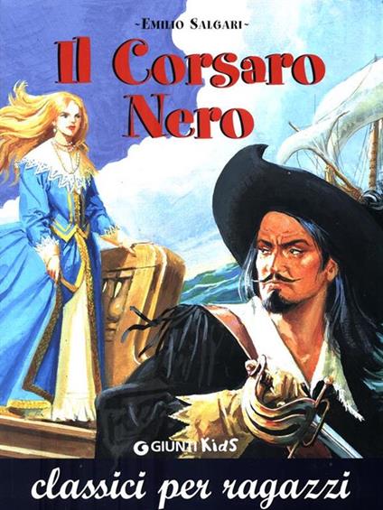 Il Corsaro Nero - Emilio Salgari - copertina