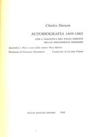 Autobiografia 1809-1882