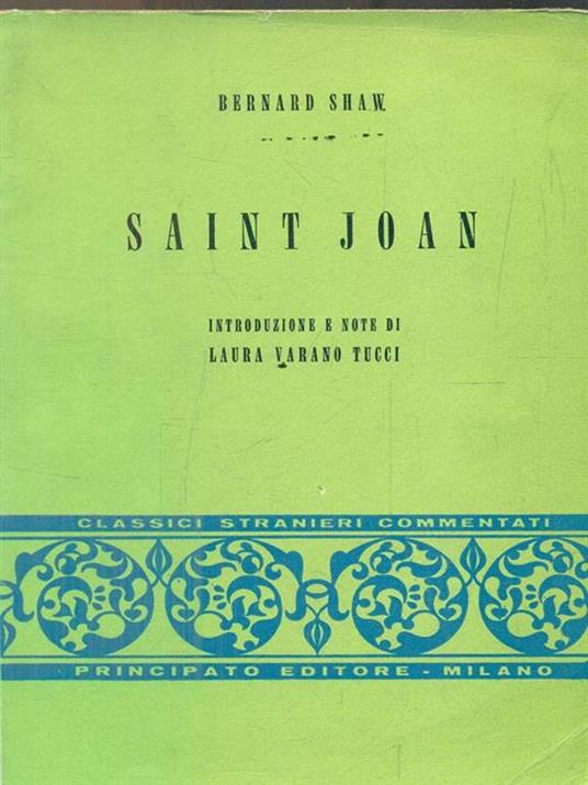 Saint Joan - Bernard Shaw - copertina