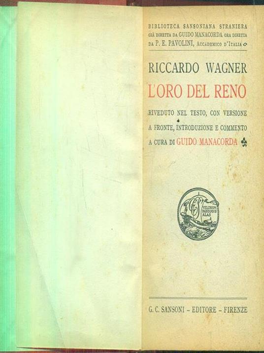 L' oro del reno. Tannhauser - Richard Wagner - 3