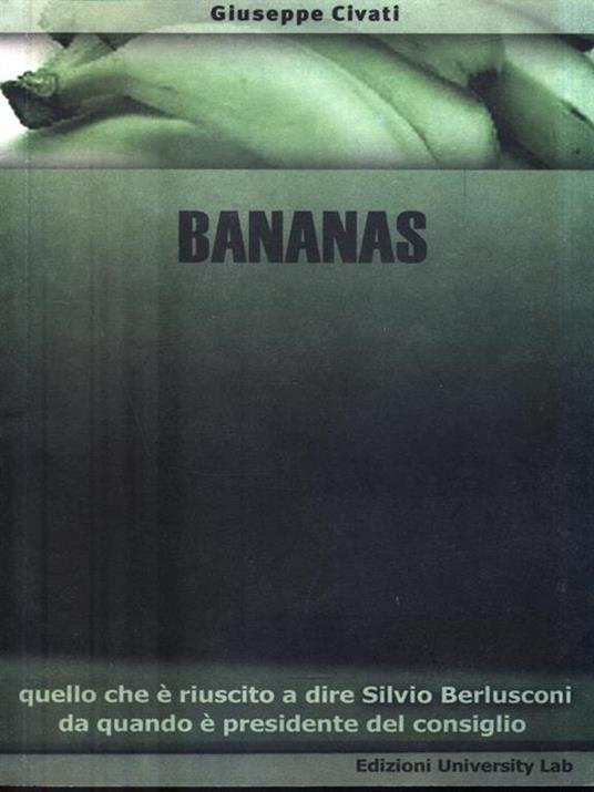 Bananas - Giuseppe Civati - copertina