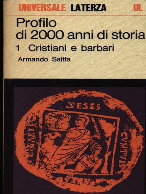 Profilo di 2000 anni di storia - Armando Saitta - copertina