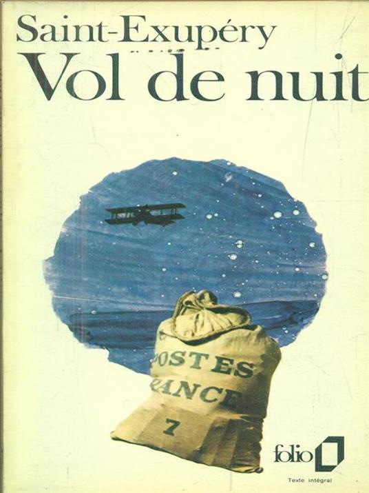 Vol de Nuit - Antoine de Saint-Exupery - copertina