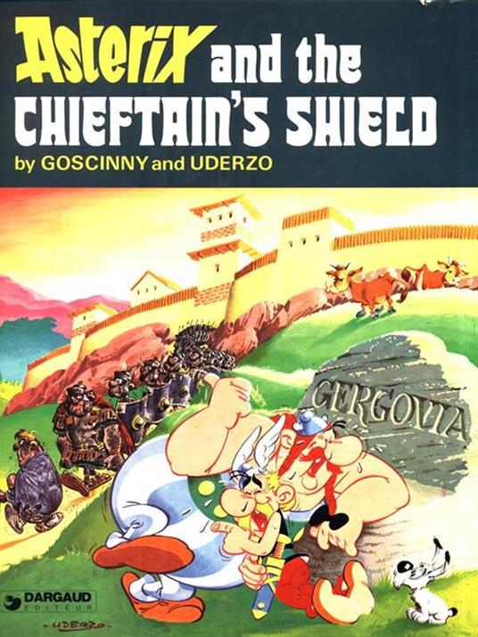 Asterix and the chieftain's shield - René Goscinny - copertina