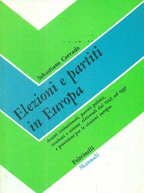 Elezioni e partiti in Europa - Sebastiano Corrado - copertina