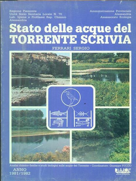 Stato delle acque del torrente Scrivia. Anno 19811982 - Sergio Ferrari - 3