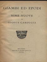 Giambi ed epodi e rime nuove