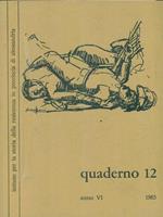 Quaderno. N 12 Anno VI - 1983