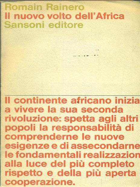 Il nuovo volto dell'Africa - Romain Rainero - copertina