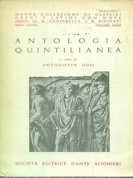 Antologia quintilianea - Antonietta Dosi - 3