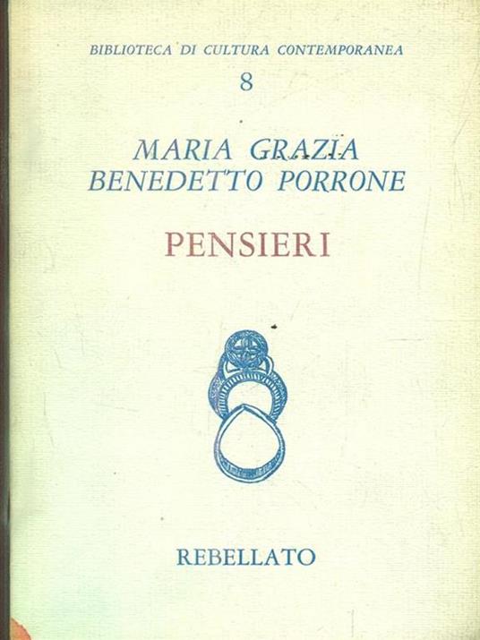 Pensieri - Maria Grazia Benedetto Porrone - 2