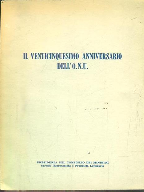 Il venticinquesimo anniversario dell'O.N.U - 2