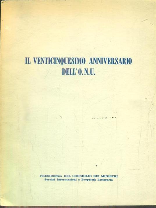 Il venticinquesimo anniversario dell'O.N.U - 2