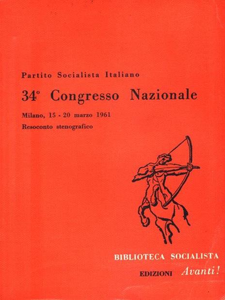 PSI 34° Congresso Nazionale - copertina