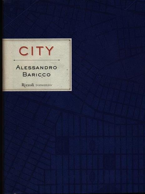 City - Alessandro Baricco - copertina