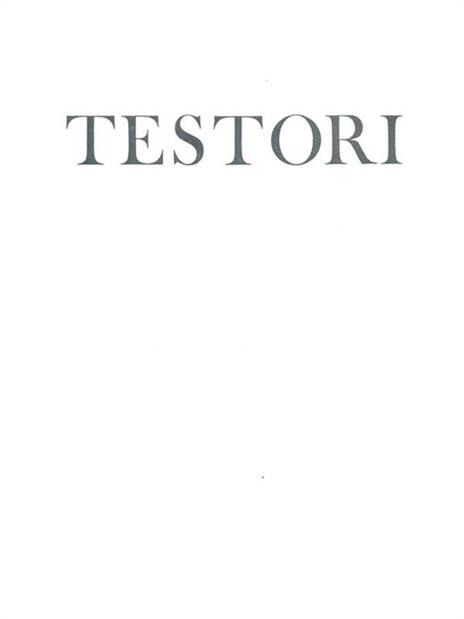 Testori - copertina