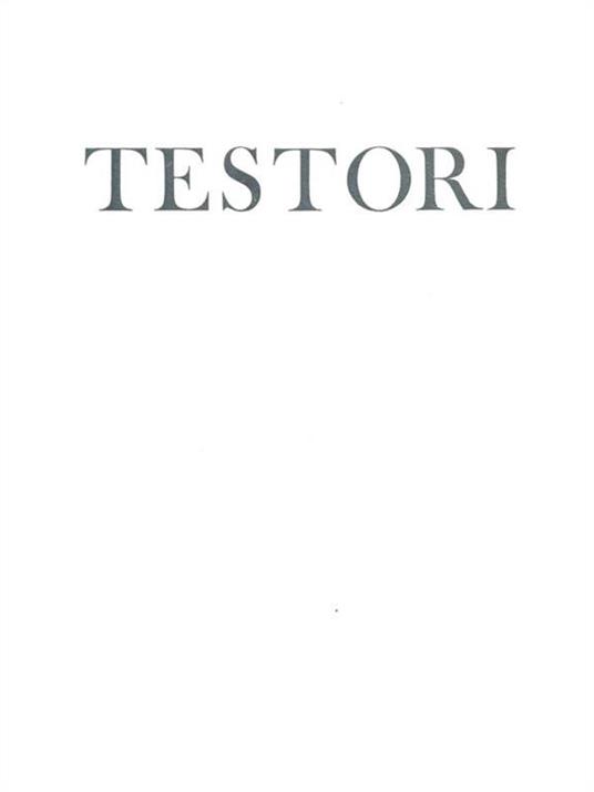 Testori - copertina