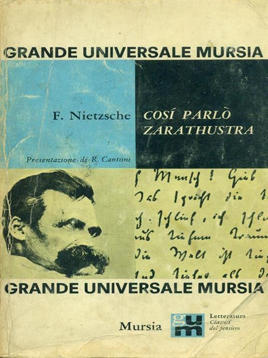 Cosi Parlo Zarathustra (Grande Universale Mursia) - Friedrich Nietzsche - 3