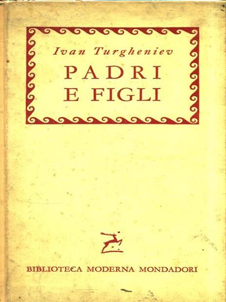 Padri e figli - Ivan Turgenev - copertina