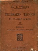 Dizionario tecnico in quattro lingue II. Tedesco