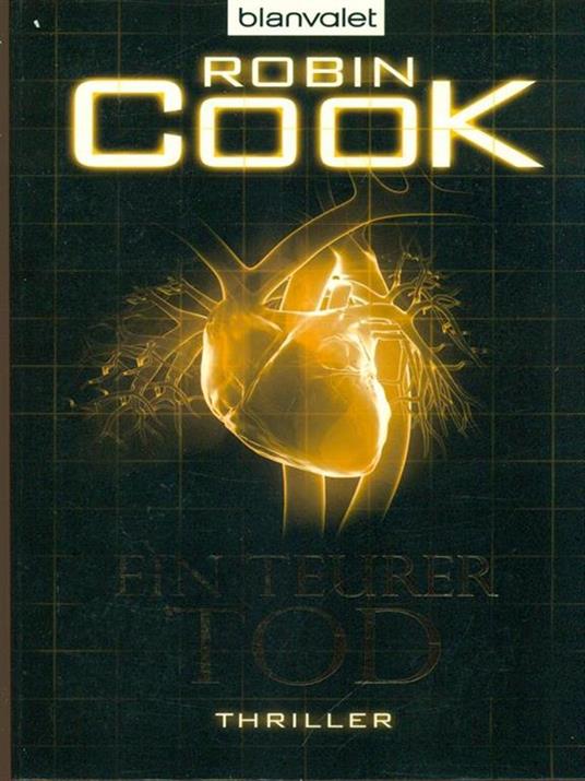 Ein teurer tod - Robin Cook - copertina