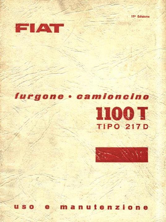 Fiat furgone camioncino 1100 T tipo 217 D - 2